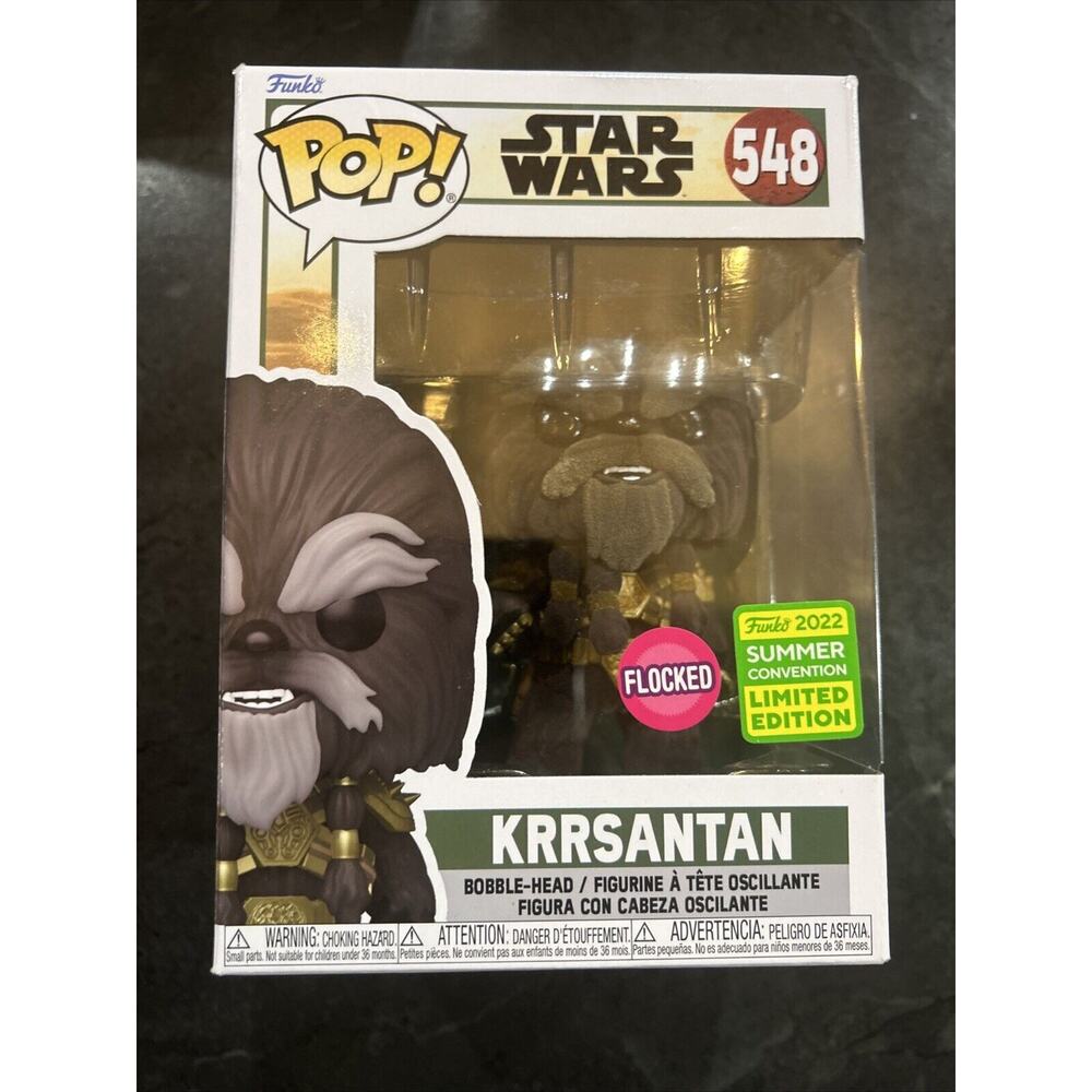 Funko Pop! Star Wars Krrsantan #548 Flocked GameStop Summer Convention 2022
